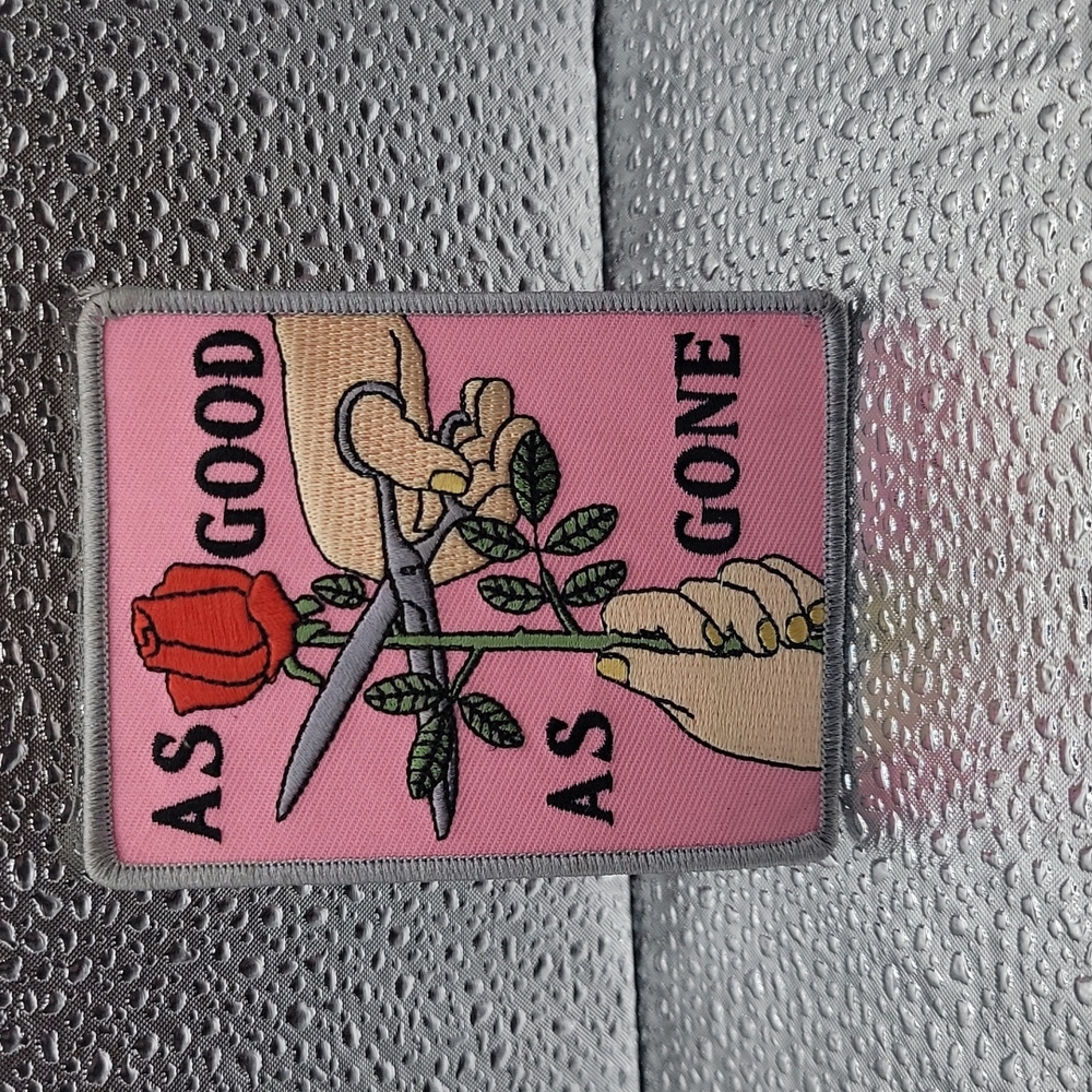 'As Good as Gone' Sew on patch